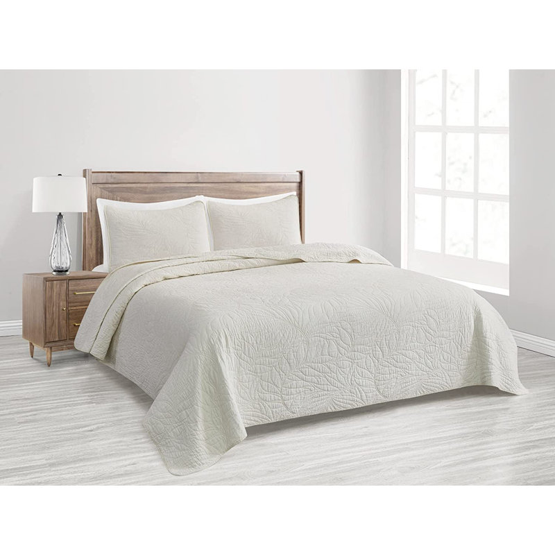 Chezmoi Collection Linden 100 Cotton Quilt Set Wayfair
